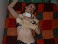 Cute Hungarian girlfriend in underwear and nudes