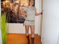 Swedish blonde girl with pierced tongue