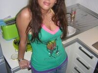 Amateur Italian brunette