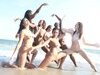 Amateur models naked at beach