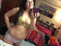American college girlfriend selfie undies and nudes
