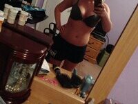 American college girlfriend selfie undies and nudes