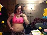 American college girlfriend selfie undies and nudes