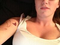 American college girlfriend selfie undies and nudes