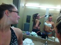 American college girlfriend selfie undies and nudes