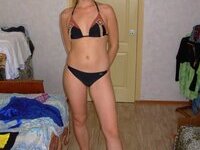 Blonde eastern European girlfriend homemade photo shooting