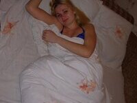 Blonde eastern European girlfriend homemade photo shooting