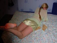 Blonde eastern European girlfriend homemade photo shooting