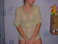 Blonde eastern European girlfriend homemade photo shooting