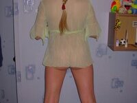 Blonde eastern European girlfriend homemade photo shooting
