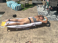 Cute and flat wife with small tits
