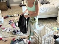 Cute and flat wife with small tits