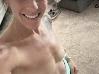 Cute and flat wife with small tits
