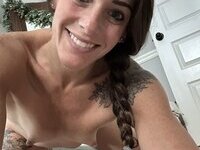 Cute and flat wife with small tits