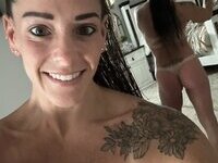 Cute and flat wife with small tits