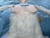Cute and flat wife with small tits