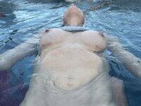 Cute and flat wife with small tits