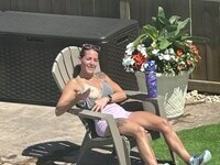 Cute and flat wife with small tits