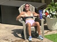 Cute and flat wife with small tits