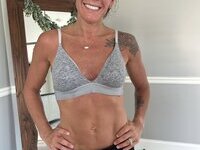 Cute and flat wife with small tits