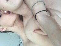 Danish couple playing on the bed