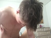 Danish couple playing on the bed