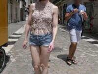 Exhibitionist wife Mia