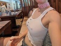 Exhibitionist wife Mia