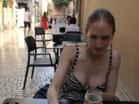 Exhibitionist wife Mia