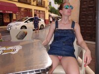 Exhibitionist wife Mia