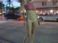 Exhibitionist wife Mia