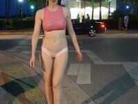 Exhibitionist wife Mia