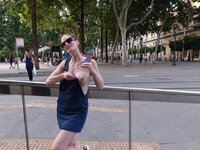 Exhibitionist wife Mia