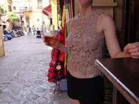 Exhibitionist wife Mia