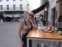 Exhibitionist wife Mia
