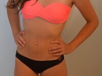 Hot college girlfriend posing naked for bf with friend