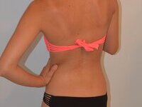 Hot college girlfriend posing naked for bf with friend