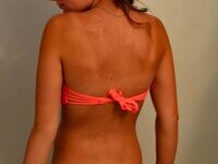 Hot college girlfriend posing naked for bf with friend