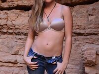 Hot college girlfriend posing naked for bf with friend