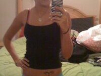 Small titties teen mirror selfies