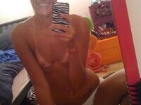 Small titties teen mirror selfies