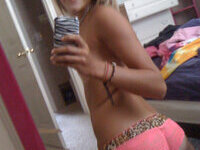 Small titties teen mirror selfies