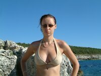 Yummy nipples nudist wife