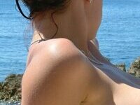 Yummy nipples nudist wife