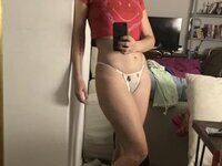 46 year old gray-haired woman
