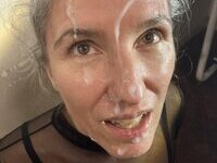 46 year old gray-haired woman