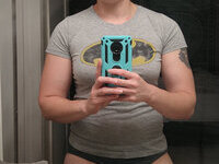 Muscled bisexual tomboy
