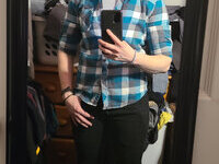 Muscled bisexual tomboy