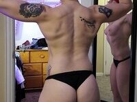 Muscled bisexual tomboy
