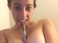 American soccer player with perfect big boobs